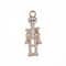 John Bead Sweet & Petite Halloween Small Skeleton Charms, 10ct.